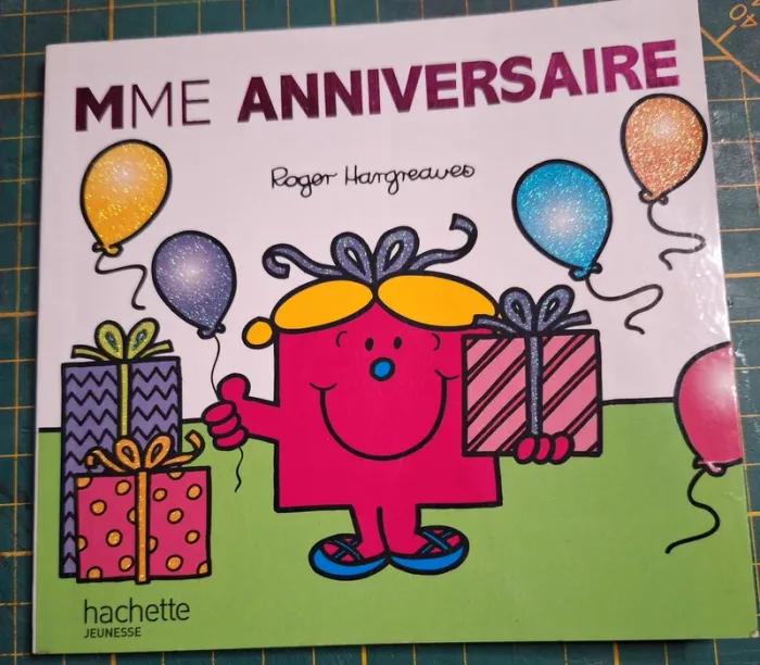 Livre "Mme Anniversaire" en très bon état
