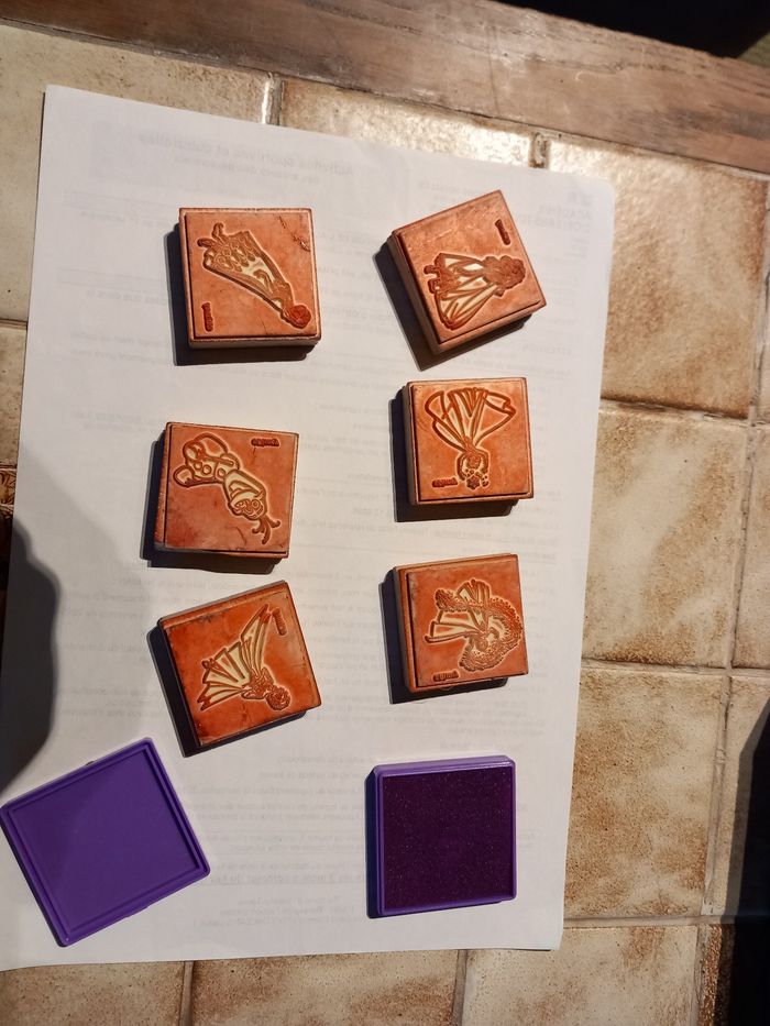 Lot 6 tampons encreurs La Reine des neiges - photo numéro 4
