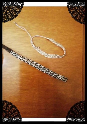 Lot serre tête et bracelet style tressé