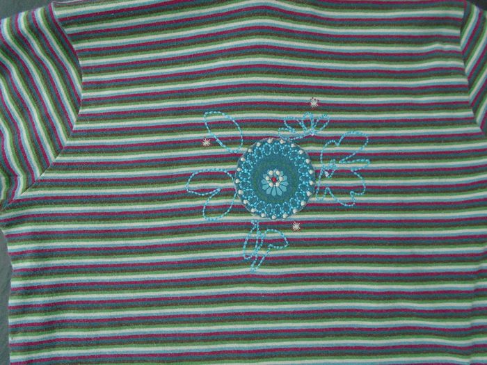 Tee shirt col roulé fille 3 ans - photo numéro 2