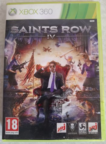 SAINTS ROW IV 4 jeu console Xbox 360 version PAL complet
