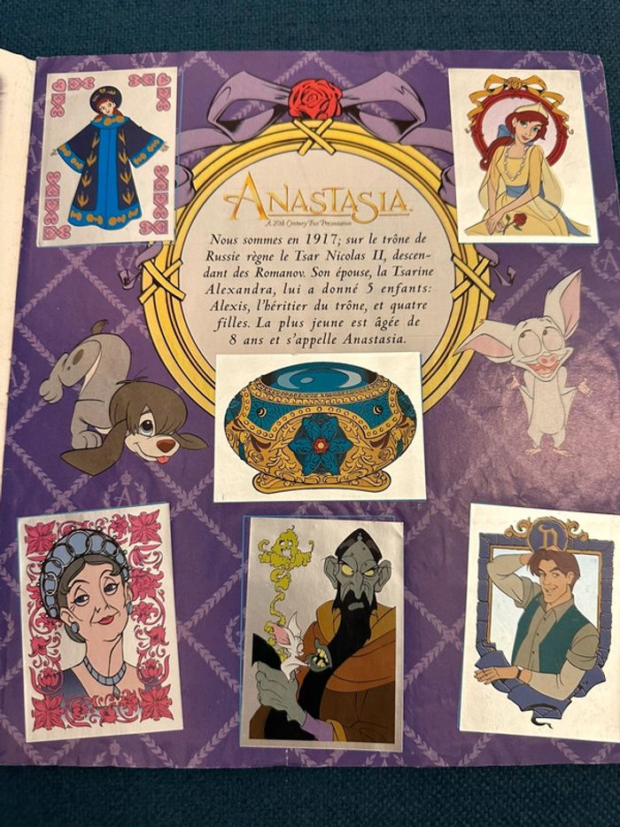 Album livre Panini complet stickers autocollants Princesse Anastasia Russie - photo numéro 3