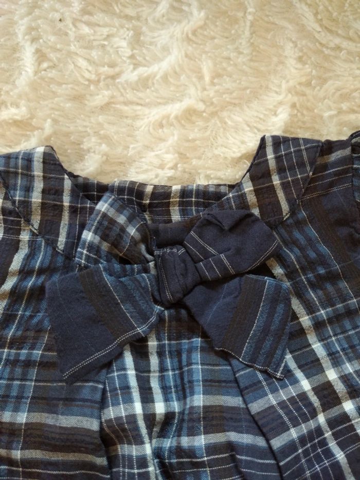 Ensemble (blouse manches courtes nœud+legging) Fille 9 mois Bout'chou - photo numéro 7