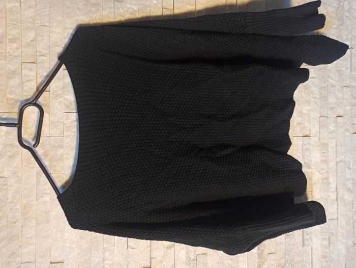 Pull Femme Noir et Marron Taille M - photo numéro 4