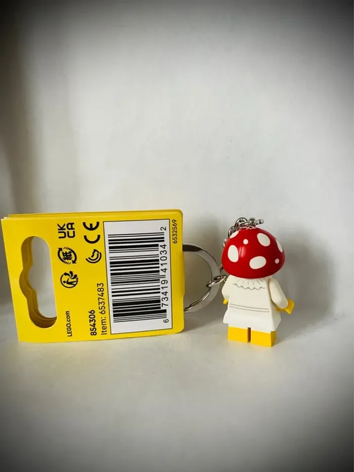 Porte-clés LEGO 854306 - Fille Champignon - Neuf - photo numéro 2