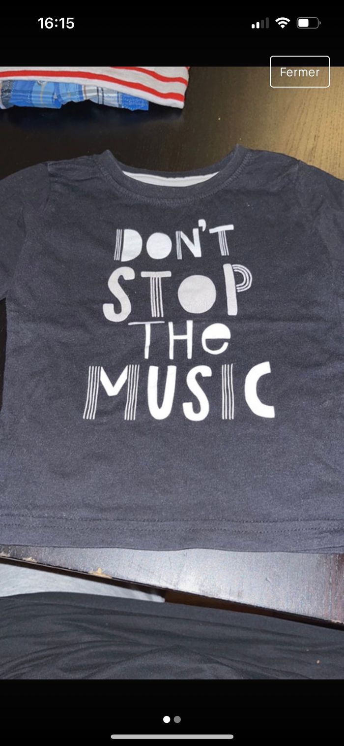 Lot tee-shirts manches longues - photo numéro 2