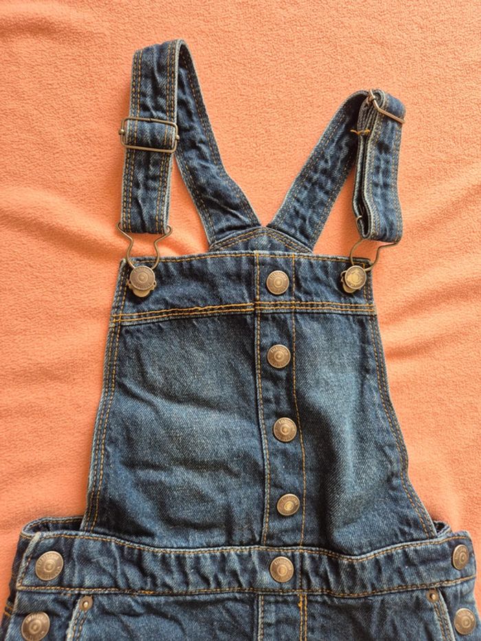 Salopette short en jean 6 ans - photo numéro 3