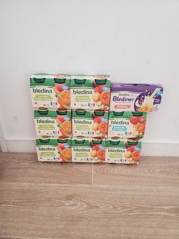 Petits pots Bébé Repas bledina et bledichef