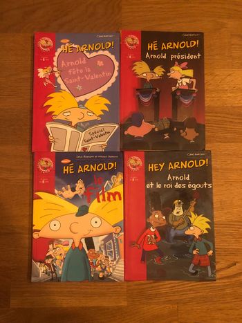 Lot de 4 livres Hé Harold bibliothèque rose