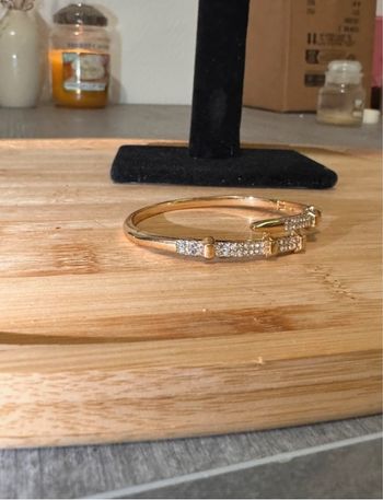 Bracelet Acier Inoxydable Strass