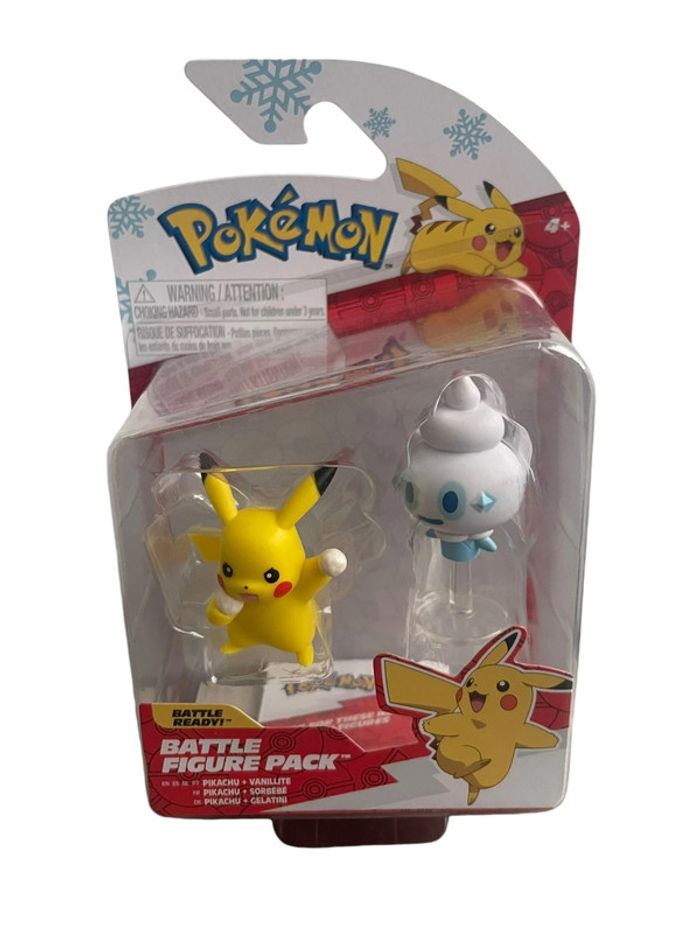 Figurines x 2 Battle Figure Pack Pikachu et Sorbebe Jazwares neuf