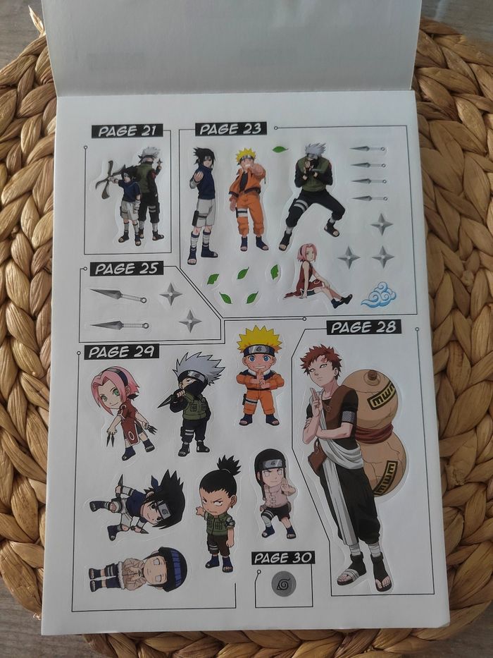 Bloc de jeux Naruto – Stickers Le rêve de Naruto  – À partir de 7 ans - photo numéro 4