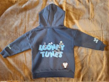 Très joli sweat à capuches Looney Tunes 3/4ans Excellent état