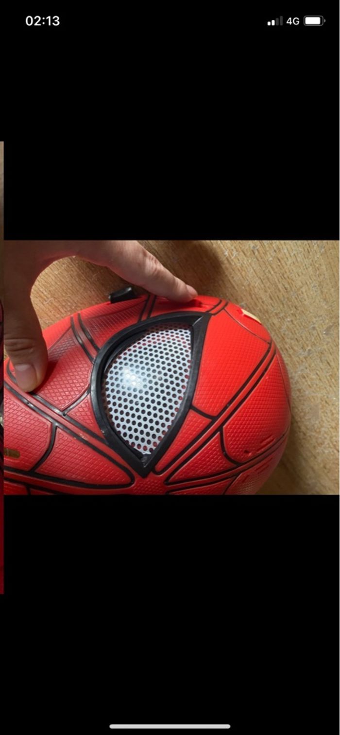 Casque spider man électronique - photo numéro 2