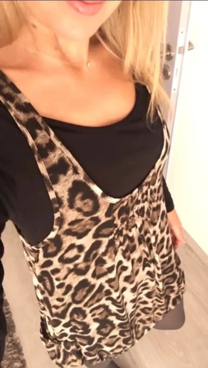 Robe tunique Léopard Promod - photo numéro 3