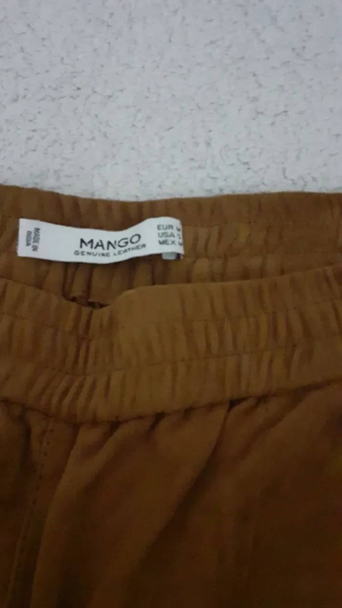 Magnifique pantalon Daim Mango - photo numéro 8