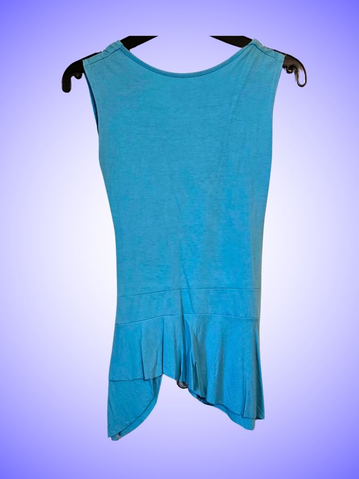 Top Débardeur Bohème Turquoise Taille 40 L Sans Marque - photo numéro 2