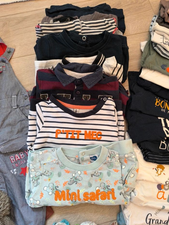 Gros lot vêtements garçon 12 mois 79 articles - photo numéro 7