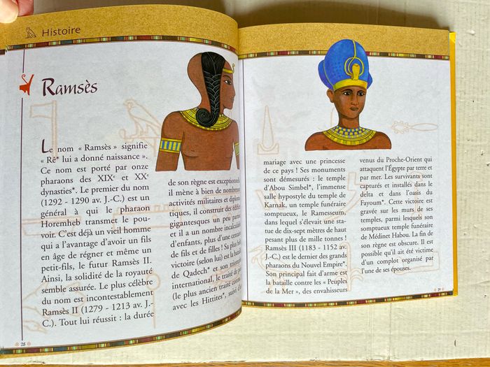 Mon 1er dictionnaire de l’Egypte + coffret neuf j’écris mon prénom en égyptien - photo numéro 4