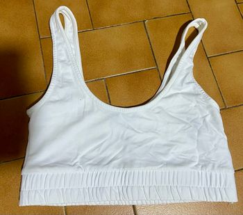 Brassière blanche s stradivarius