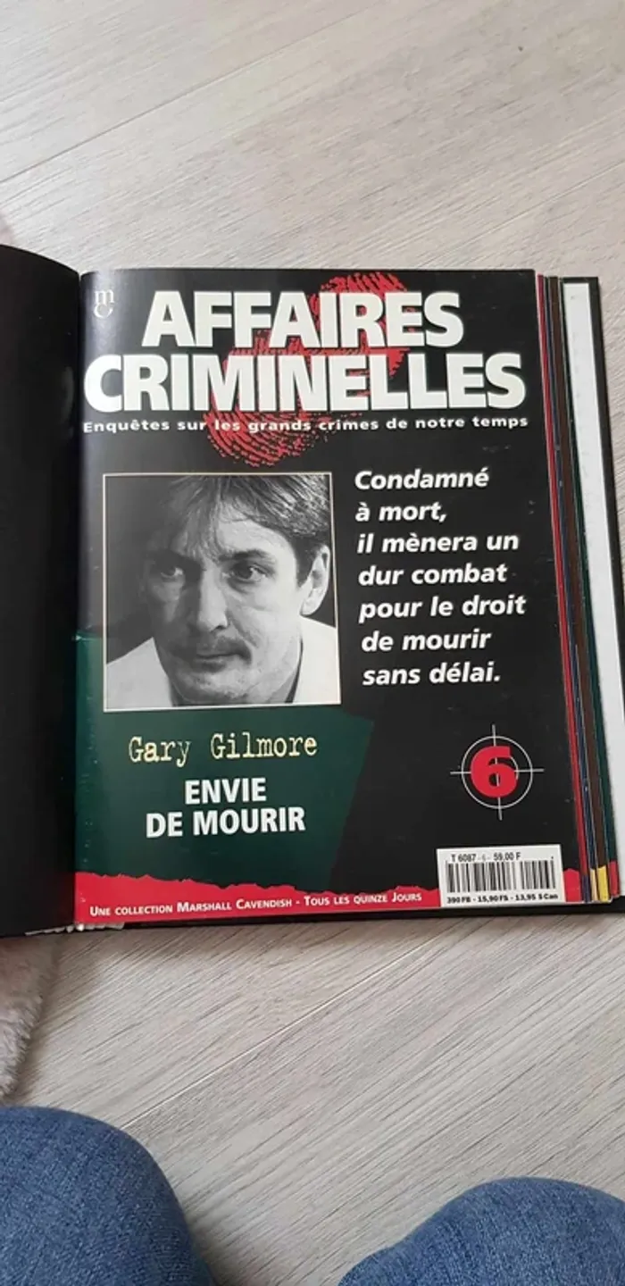 Lot de 2 collections classeur "Affaires criminelles" - photo numéro 7
