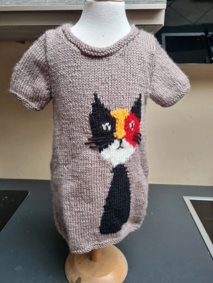 Robe fait à la main 12/18 mois