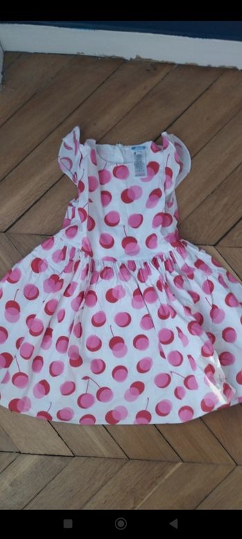 Robe cerise 🍒 Jacadi 10 ans