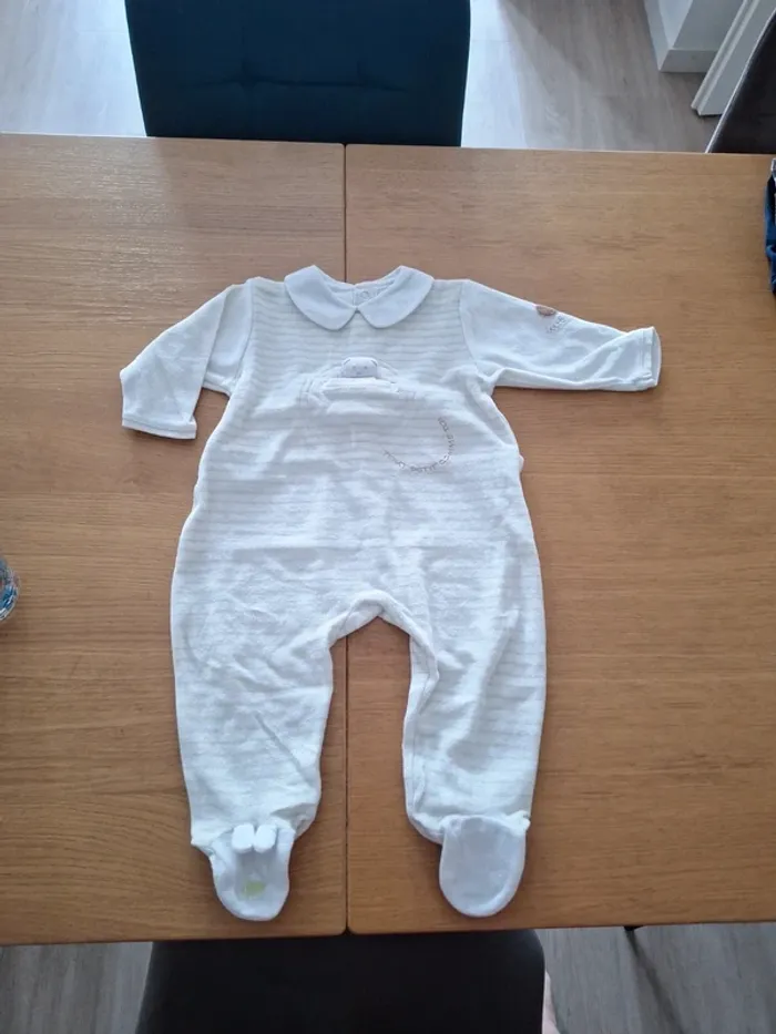 Pyjama velour sucre d'orge