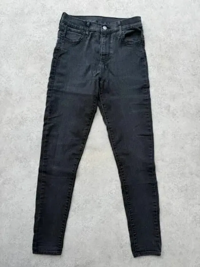 Jeans Levi's W26 FR36 L28 coupe skinny noir Femme Women pan576b - photo numéro 2