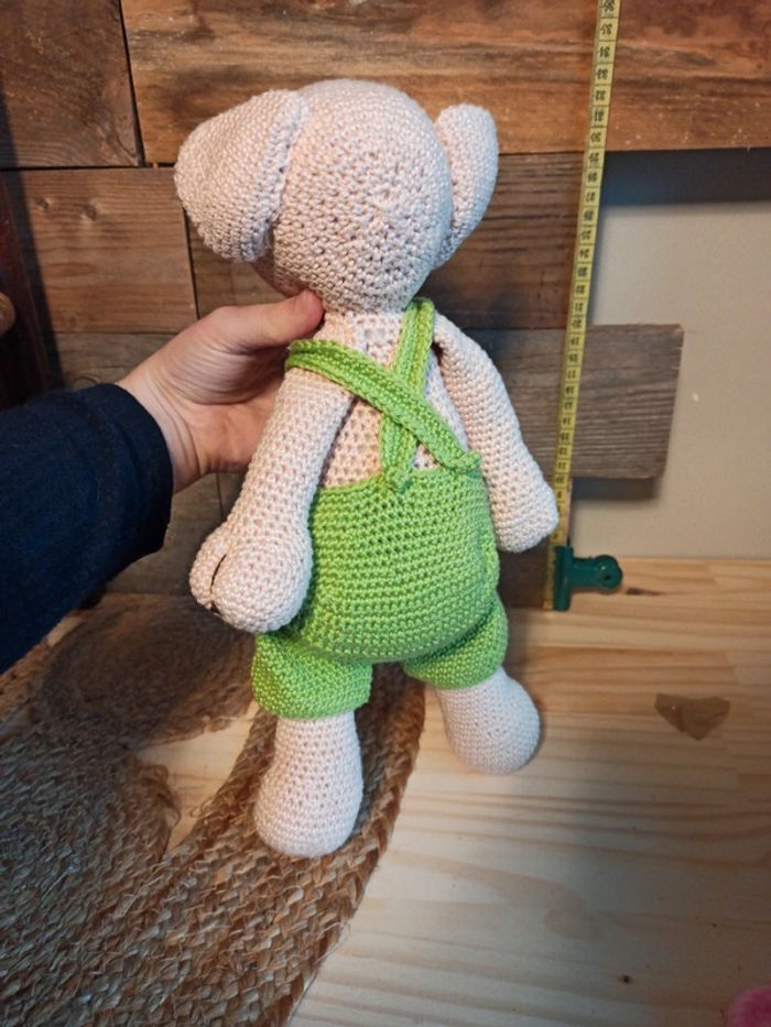 peluche cochon crochet fait main tbe - photo numéro 7