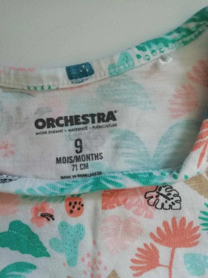 Réduction 50% si lot Trés joli tee shirt Orchestra 9 mois - photo numéro 2