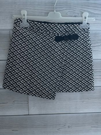 Jupe à motifs blanc et noir