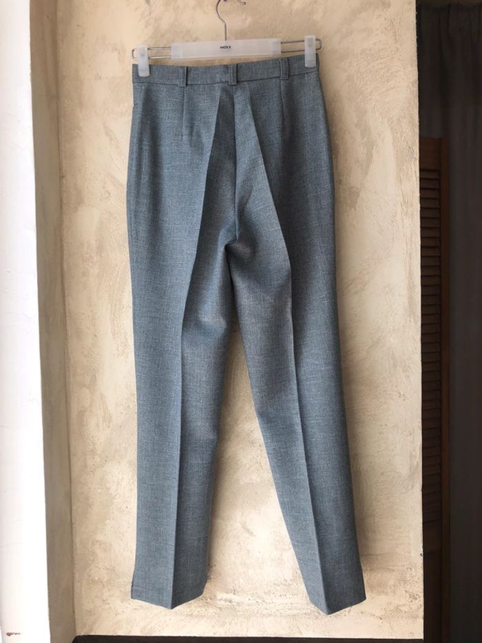 Pantalon à pinces gris Trucco 38 - photo numéro 3