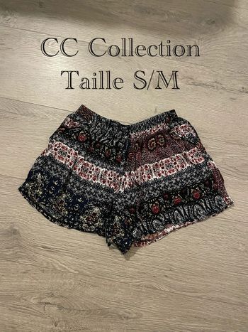 Short fluide imprimé bohème - CC Collection - Taille S/M