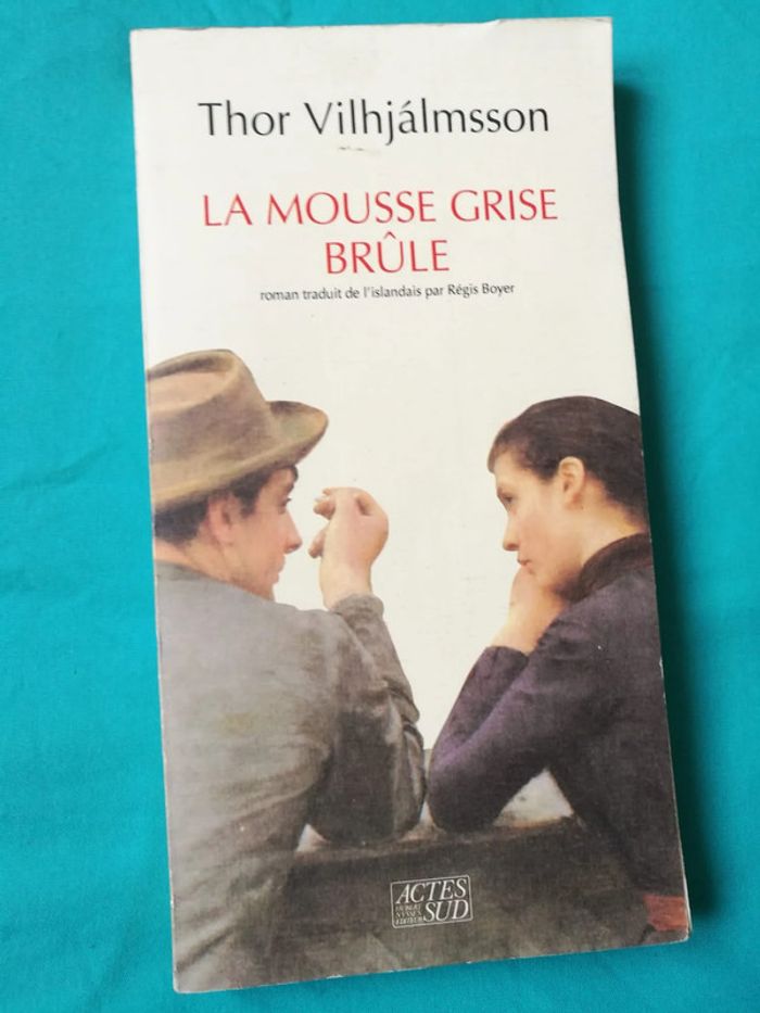 La mousse grise brûle - Thor Vilhjalmsson - Actes Sud