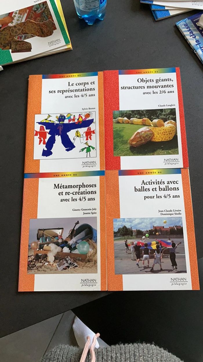 Lot nathan livre pédagogique enseignant maternelle petit moyen grand
