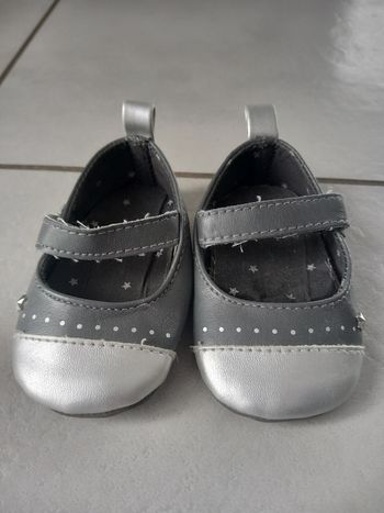 Paire de ballerines grise 3/6M Okaïdi