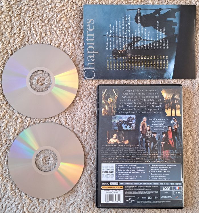 💿 DVD : Le Pacte des Loups, double DVD - photo numéro 3