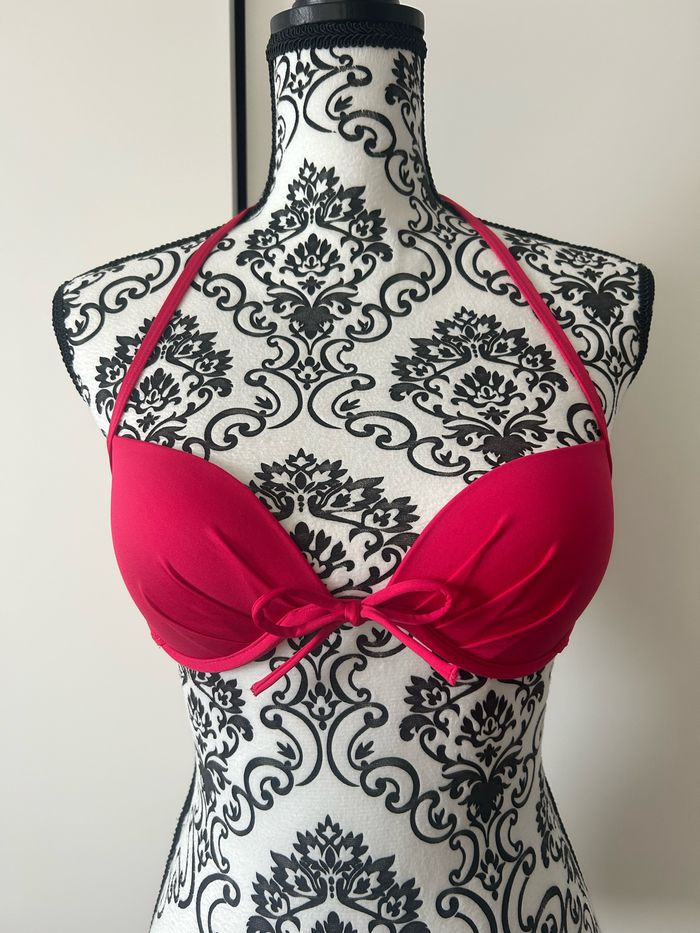 Haut de bikini Tex taille 36 rose flashy - photo numéro 2
