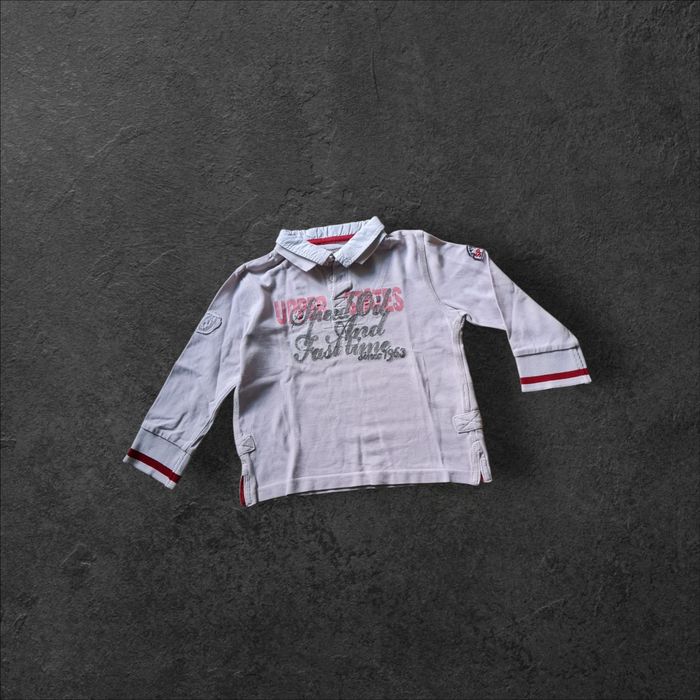 t-shirt polo rose pâle manches longues garçon 4 ans