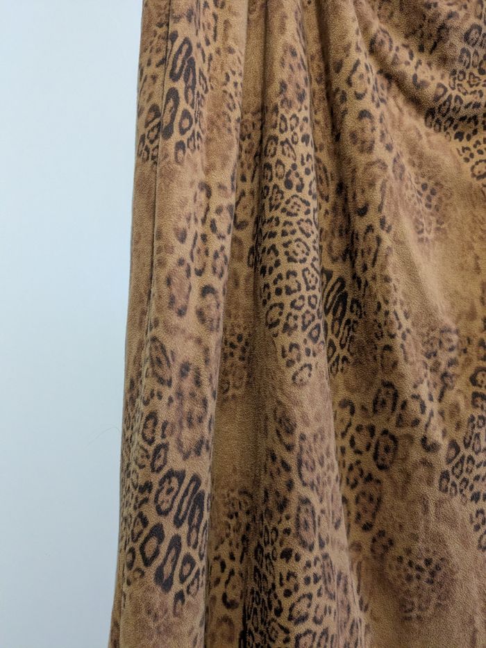 Belle jupe vintage Canda léopard Camel. Taille 50 - photo numéro 5