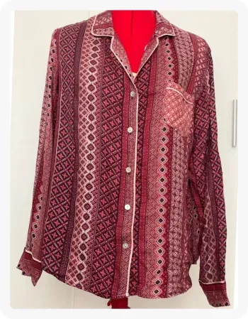 Chemise pyjama imprimée rose Love to Lounge
