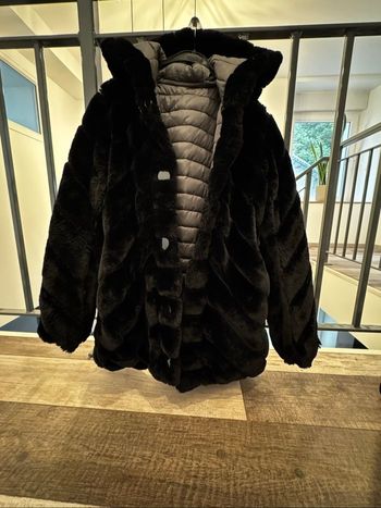 Manteau femme double face