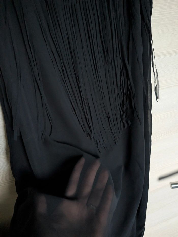 Robe noir à franges - photo numéro 3