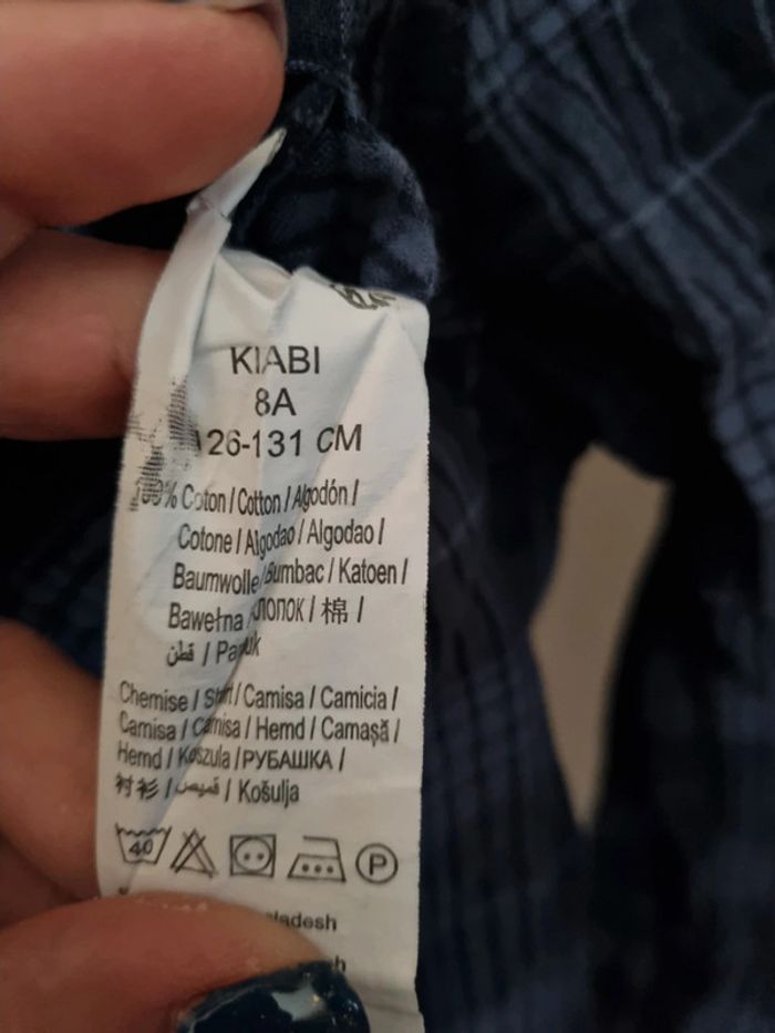 Chemise réversible bleue - photo numéro 3