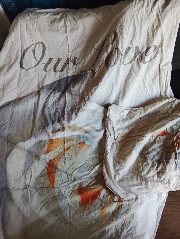 Taie oreiller+ housse de couette - photo numéro 2