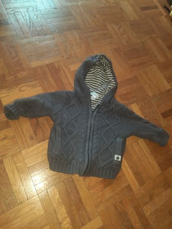 Gilet gris verbaudet 3 mois