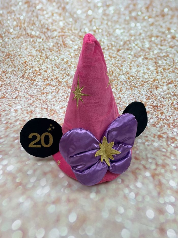 Chapeau sorcier Minnie Disneyland Paris 20e anniversaire - photo numéro 2