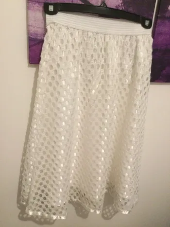 Jupe blanche taille 38