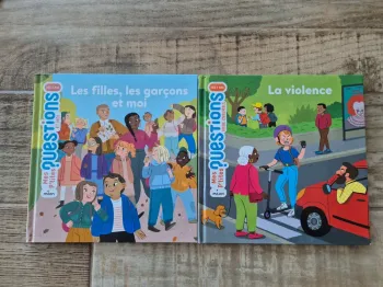 Lot de 2 livres mes p'tites questions